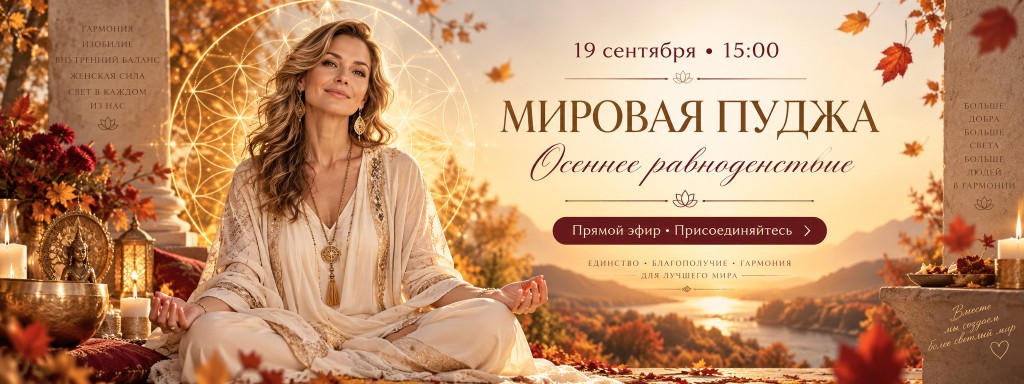 Врата равноденствия · Большая Мировая пуджа · 19 сентября